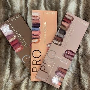 Catrice Pro Slim Eyeshadow Palettes Next-Gen Nudes Peach Origin Neon Earth